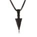 New Personalized Men's Triangle Spear Necklace Metal Arrow Pendant Sweater Chain_ipsvogv.com