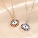 Devil's Necklace Women's Zircon Drip Oil Copper Gold Plated Bohemian Evil Eye Jewelry_ipsvogv.com