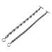 Titanium Steel Men's Trendy Hip-Hop Simple Bracelet OT Buckle Split Angle Flower Basket Chain Casual Style Hand Jewelry_ipsvogv.com