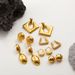 Women’s Jewelry Set Fashion Fashion Simple Earrings Copper Plated Real Gold Copper Plated Hot Selling Geometric Three Dimensional Smooth Earrings_ipsvogv.com