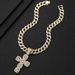Men’s Jewelry Set Fashion Hot Selling Source Personality Hip Hop Pendant Full Diamond Diamond Cuban Necklace Jewelry Accessories_ipsvogv.com