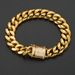 8/10/12/14/16/18mm Hip Hop Punk Men's Encrypted Miami Titanium Steel Bracelet_ipsvogv.com
