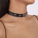 N10507 Gothic PU Exaggerated Collar Love Five pointed Star Creative Neckchain Punk HIPHOP Adjustable Necklace_ipsvogv.com