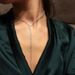 Temperament New Light Luxury Zircon Full Diamond Necklace Y-shaped Adjustable Long Choker Versatile Sweater Chain_ipsvogv.com