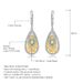 Italian Craft Jewelry Designer Earrings Natural Style Design Silver Natural Olive Gemstone Earrings Earrings_ipsvogv.com