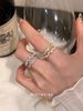 white Pearl Kr Zircon Suzyacc Exquisite Open Ring, Light Luxury, Niche Temperament, High-end Feel, Index Finger Ring , Luxury, Temperament, Feel,_ipsvogv.com