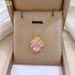 【 Titanium Steel 】 Three Petal Flower Zircon Fashion, Light Luxury Temperament, Gorgeous Full Diamond Necklace, Women's_ipsvogv.com