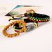 Jamaica Set Red Yellow Green Woven Leather Bracelet DIY Accessories Hip Hop Street Dance Personality_ipsvogv.com