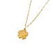 Full Body 【 Titanium Steel 】 Stereoscopic Flowers, Personalized And Minimalist, Genuine Gold Necklace In The Stove, 【 】 Flowers, Minimalist, Stove,_ipsvogv.com