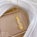 】 Dancing 【 Dragon Soaring Around The Column Fashionable Light Luxury Temperament Gorgeous Full Diamond Necklace Women's 【 】_ipsvogv.com