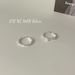 Euni Han S Pure Silver Korean Textured Ring Unique Design And High-end Feel, Designed For Women With A Minimalist Style_ipsvogv.com