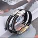 Accessories Silicone Titanium Men's Hip Hop Punk Style Stainless Steel Exaggerated Bracelet_ipsvogv.com