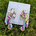 Trendy design teardrop shaped gem earrings Luxury colorful super flash glass diamond earrings new_ipsvogv.com