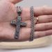 Cross necklace high end accessories titanium steel jewelry pendant hip hop versatile men and women necklace_ipsvogv.com
