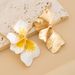 Irregular Petal Oil Drop Stud Design Sense Exaggerated New Versatile Women's Earrings_ipsvogv.com
