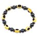 Shuosbai Magnetic Bracelet Unisex Lose Weight Hematite Eyes Heag Beads Stretch Bangle_ipsvogv.com