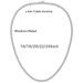 Three-Prong Tennis Necklace 4mm Hip-Hop Copper Inlaid Zircon Light Luxury Jewelry Trend_ipsvogv.com