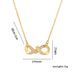 Women's Simple Versatile 8-line Necklace Light Luxury Pendant New Small And Popular Neckchain Internet Red Sweet Collar_ipsvogv.com
