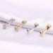 Anti exposure smile brooch fashion exquisite metal diamond accessories shirt clothing collar simple versatile pin_ipsvogv.com