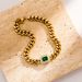 Unisex Jewelry Fashion Rectangular Colored Zirconium Bracelet White Emerald Men And Women Same Style Couple Jewelry_ipsvogv.com