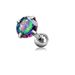 5mm Round Zircon Earrings Grasping Zirconium Earrings Small Earrings Stainless Steel Body Piercing Jewelry_ipsvogv.com