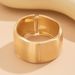 Punk Texture Matte Wide Version Spring Buckle Bracelet Brcelet Irregular Metal Bracelet_ipsvogv.com