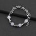 Thorn Cat's Eye Stone Beaded High End Hip Hop Style Titanium Steel For Men's Trendy Brand Collar Chain Necklace_ipsvogv.com
