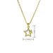Five-Pointed Star Zircon Pendant Necklace - Plated Copper Clavicle Chain, Classic & Versatile Jewelry For Women, Tarnish Resistant_ipsvogv.com