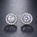Unisex Fashion Small Disc Zircon Earrings Personality Earrings_ipsvogv.com