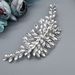 Elegant Handmade Crystal Hair Comb For Women - Perfect For Weddings, Parties, And Special Occasions - Floral Design With Sparkling Rhinestones_ipsvogv.com