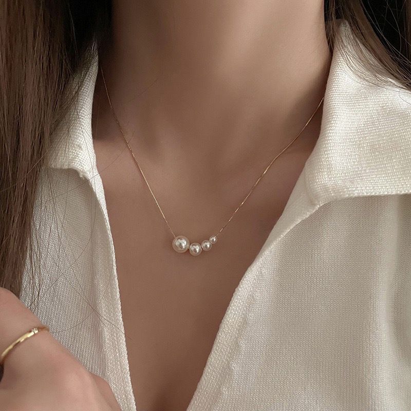 French Double-layer Pearl Necklace For Women, Light Luxury, Niche, High-end, Fashionable Accessories, Choker Neck,_ipsvogv.com