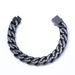 Men's Jewelry Cuban Bracelet Jewelry Men's Trendy Hip Hop Style Stainless Steel Diamond Necklace Jewelry Set_ipsvogv.com