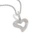 Unisex Ins Style T Square Zircon Irregular Love Pendant Hip Hop Necklace Personality Fashion Design Creative Accessories_ipsvogv.com