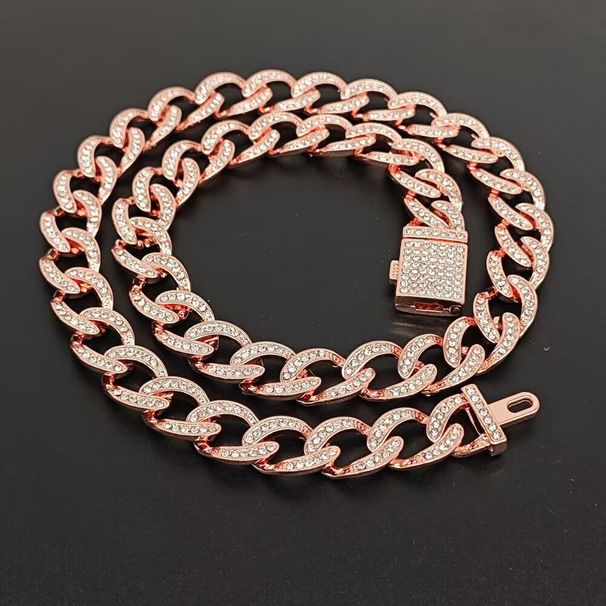12 MM VVS Moissanite Dia Thick Cuban K Chain Sterg Sier 24 Inches Necklace Men-Iced Hip Hop Weddings Parties_ipsvogv.com