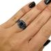 Sanjie Ins Zircon Couple Fashion Women's Gold Black Set Pair Ring Jewelry_ipsvogv.com