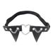 C0448 Fashionable Gothic Leather Rivet Leg Ring Punk Street Photo Spicy Girl Peach Heart Thigh Chain Female_ipsvogv.com