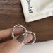Graffiti Mobius Love Cross Fashion Simple Exquisite Ring High End Versatile Jewelry_ipsvogv.com