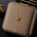 Live Sreaming New Produc Accessories Ianium Necklace, Female Wais, Rose Gold, Sainless Seel Jewelry, Round_ipsvogv.com
