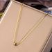 Titanium Steel Color-free Transferring Double-layer Necklace ins Trendy Internet Popular Cold Style Exquisite Clavicle Chain Simple Personalized Neckl_ipsvogv.com