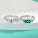 Silver Moissanite Ring Horus Eye Guardian Couple Ring Silver Ring Horse Eye_ipsvogv.com