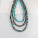 Jewelry Retro Ethnic Style Handmade Beaded Turquoise Necklace_ipsvogv.com