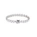 New Women's 7mm Three-Claw Heart-Shaped Men's Tennis Bracelet Hip-Hop Rose Gold Single Row Chain_ipsvogv.com