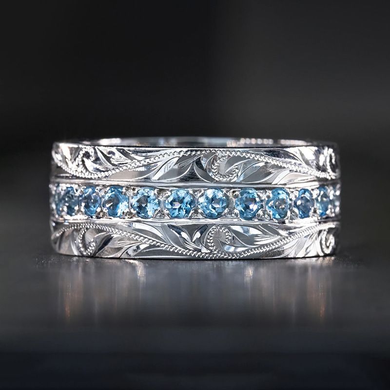 Cao Shi 2024 Wedding Wheat Ear Finger Fashion New Male Female Same Style Ring_ipsvogv.com