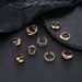 Fashionable And Personalized Love Chain With Hollow Cross Opening 9-piece Set Ring_ipsvogv.com