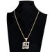 Rap Singer 69's Hip Hop Necklace With Micro Inlaid Zircon Gold Plated Digital Pendant_ipsvogv.com