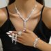 Women’s Jewelry Set Fashion Hot Selling Twisted Tassel Necklace Earrings Bracelet Three Piece Set Fashionable And Luxurious Atmospheric Bright Set_ipsvogv.com