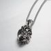 Openable Heart Pendant Personality Punk Necklace Men's Trendy Retro Titanium Steel Jewelry_ipsvogv.com