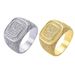Men's Jewelry Gold Plated Micro Inlaid Zircon Ring Hiphop CZ Ring Hip Hop Men's Full Diamond Ring_ipsvogv.com