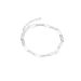 Japanese And Korean Pure Silver Galaxy Chain Bracelet, Women's Ins Small Design, Sparkling Embossed Cross Rectangular_ipsvogv.com