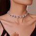 A Delicate Claw Chain, Exaggerated Fashion Water Droplet Necklace, Dinner Accessory For Women_ipsvogv.com